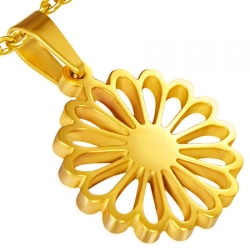 Set auriu din inox cu floricele [1]